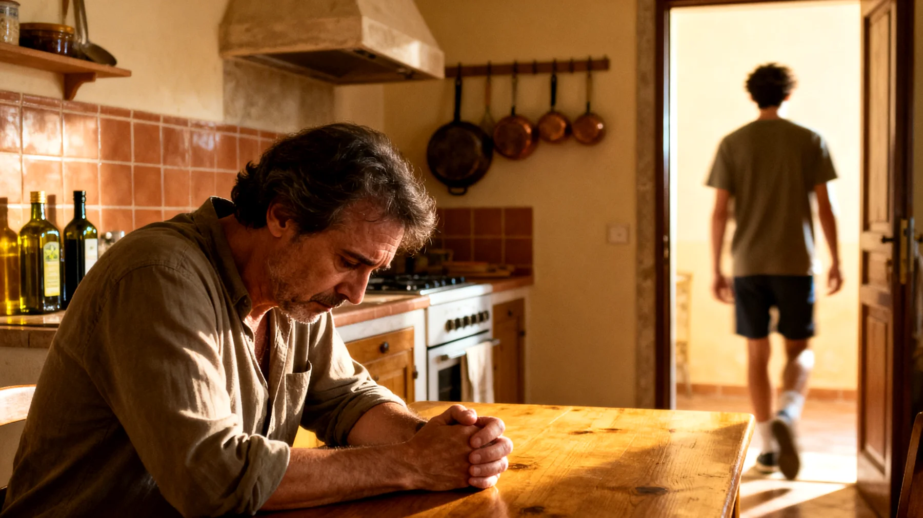 Genitori che provano sensi di colpa per non essere abbastanza presenti o supportivi nella vita dei loro figli giovani adulti, temendo di aver sbagliato nelle scelte educative del passato o di non riuscire a comprendere le sfide attuali che i figli affrontano nel mondo del lavoro, nelle relazioni e nell'autonomia."